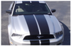 2013-14 Mustang - Tapered Lemans Racing Stripes - Convertible High Wing